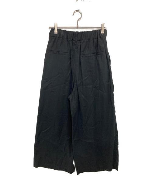 1er Arrondissement（プルミエ アロンディスモン）1er Arrondissement (プルミエ アロンディスモン) リネンコットンベルテッドパンツ　	B1042AFP030 ブラック サイズ:38の古着・服飾アイテム