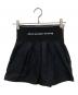 ALEXANDER WANG（アレキサンダー・ワン）の古着「ウエストロゴショートパンツ　1WC1224450」｜ブラック