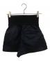 ALEXANDER WANG (アレキサンダー・ワン) ウエストロゴショートパンツ　1WC1224450 ブラック：23000円
