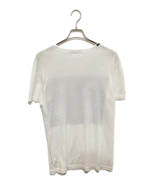 DOLCE & GABBANA（ドルチェ＆ガッバーナ）DOLCE & GABBANA (ドルチェ＆ガッバーナ) ミックジャガーフォトプリントTシャツ　バンドTシャツ　THE ROLLING STONES ホワイト サイズ:44の古着・服飾アイテム