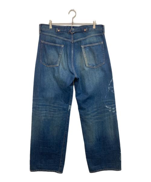 eYe COMME des GARCONS JUNYAWATANABE MAN（アイ コム デ ギャルソン ジュンヤ ワタナベ マン）eYe COMME des GARCONS JUNYAWATANABE MAN (アイ コム デ ギャルソン ジュンヤ ワタナベ マン) 25SS AC/DCコラボレーションデニムパンツ AD2025 インディゴ サイズ:Sの古着・服飾アイテム