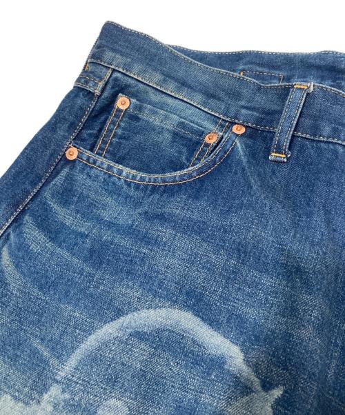 eYe COMME des GARCONS JUNYAWATANABE MAN（アイ コム デ ギャルソン ジュンヤ ワタナベ マン）eYe COMME des GARCONS JUNYAWATANABE MAN (アイ コム デ ギャルソン ジュンヤ ワタナベ マン) 25SS AC/DCコラボレーションデニムパンツ AD2025 インディゴ サイズ:Sの古着・服飾アイテム