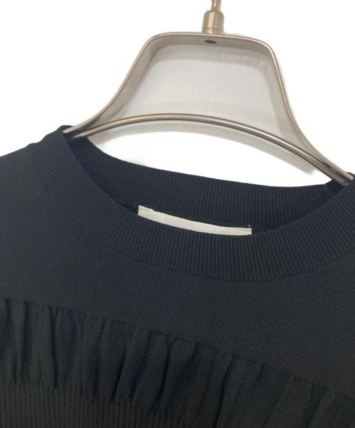 ENFOLD（エンフォルド）ENFOLD (エンフォルド) BUMPY PULLOVER　バンピープルオーバー　300HA470-1100 ブラック サイズ:38の古着・服飾アイテム