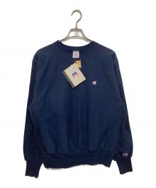 Champion（チャンピオン）の古着「90's リバースウィーブスウェット　デッドストック　刺繍タグ USA製 」｜ネイビー
