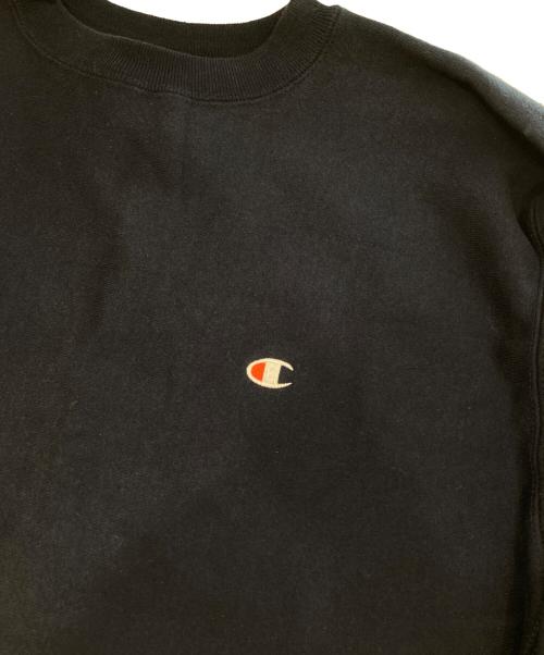 Champion（チャンピオン）Champion (チャンピオン) 90's リバースウィーブスウェット　デッドストック　刺繍タグ USA製  ネイビー サイズ:Lの古着・服飾アイテム