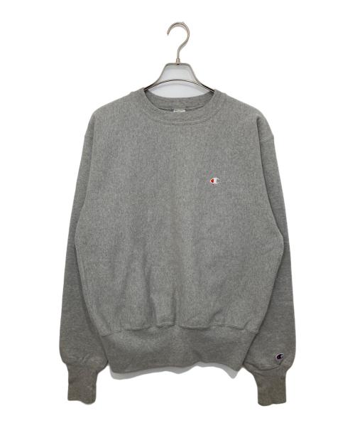 Champion（チャンピオン）Champion (チャンピオン) 90's リバースウィーブスウェット　刺繍タグ USA製 グレー サイズ:Lの古着・服飾アイテム