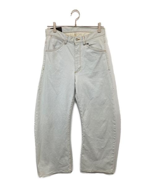 ATTACHMENT（アタッチメント）ATTACHMENT (アタッチメント) ストレッチデニムワイドパンツ　AP32-020　カーブデニムパンツ インディゴ サイズ:３２の古着・服飾アイテム