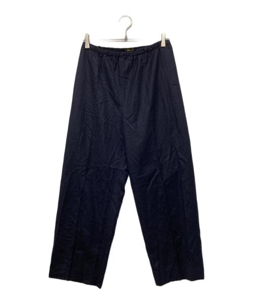 DRAWER（ドゥロワー）DRAWER (ドゥロワー) フラノイージーパンツ 6514-2-000016 ネイビー サイズ:38の古着・服飾アイテム