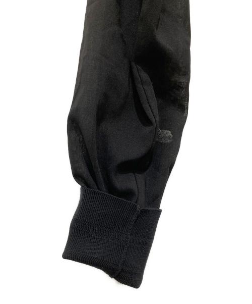 HYKE（ハイク）HYKE (ハイク) レイヤードニット 221-11272 013 ブラック サイズ:2の古着・服飾アイテム