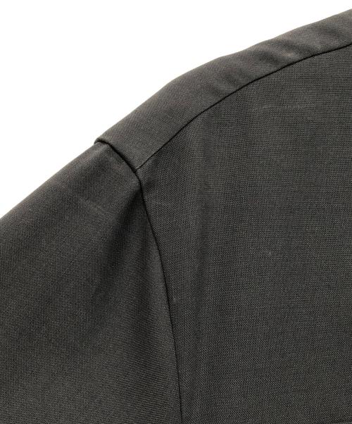 sacai（サカイ）sacai (サカイ) 23AW ベロア切替 ウール シャツジャケット　23-03121M オリーブ サイズ:2の古着・服飾アイテム