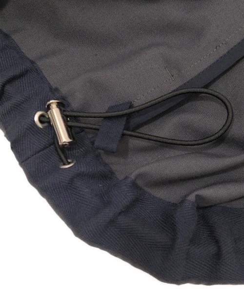 sacai（サカイ）sacai (サカイ) 23AW ベロア切替 ウール シャツジャケット　23-03121M オリーブ サイズ:2の古着・服飾アイテム