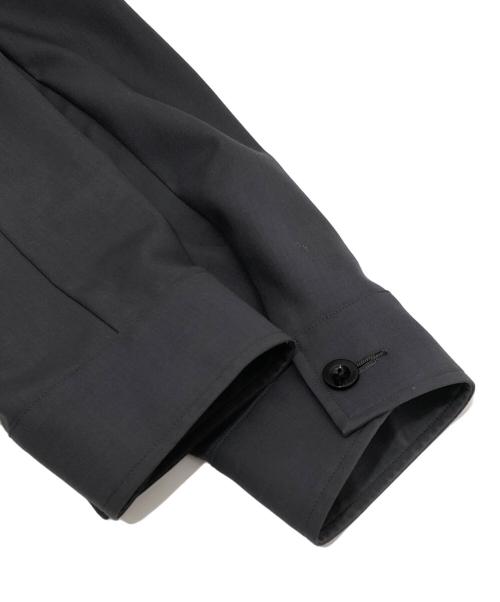 sacai（サカイ）sacai (サカイ) 23AW ベロア切替 ウール シャツジャケット　23-03121M オリーブ サイズ:2の古着・服飾アイテム