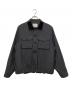 sacai（サカイ）の古着「23AW ベロア切替 ウール シャツジャケット　23-03121M」｜オリーブ