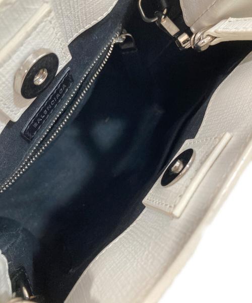 BALENCIAGA（バレンシアガ）BALENCIAGA (バレンシアガ) ショッピングトート　	597858 ホワイトの古着・服飾アイテム