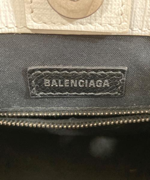 BALENCIAGA（バレンシアガ）BALENCIAGA (バレンシアガ) ショッピングトート　	597858 ホワイトの古着・服飾アイテム