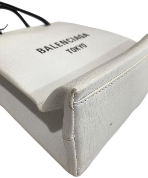 BALENCIAGA（バレンシアガ）BALENCIAGA (バレンシアガ) ショッピングトート　	597858 ホワイトの古着・服飾アイテム