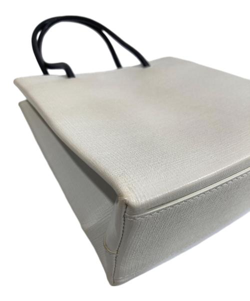 BALENCIAGA（バレンシアガ）BALENCIAGA (バレンシアガ) ショッピングトート　	597858 ホワイトの古着・服飾アイテム