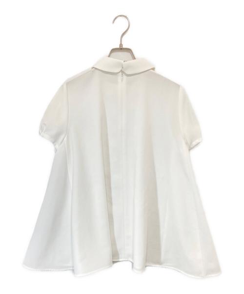 YORI（ヨリ）yori (ヨリ) サラサラ襟付きブラウス　YR2221-069SM-3 ホワイト サイズ:36の古着・服飾アイテム