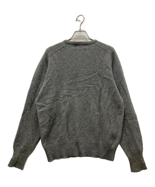 POLO RALPH LAUREN（ポロ・ラルフローレン）POLO RALPH LAUREN (ポロ・ラルフローレン) ウールVネックニット グレー サイズ:Lの古着・服飾アイテム