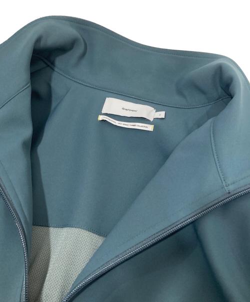 Graphpaper（グラフペーパー）Graphpaper (グラフペーパー) Stretch Double Satin Track Blouson（ストレッチダブルサテン トラックジャケット）GM231-30060 ダークスレート サイズ:２の古着・服飾アイテム