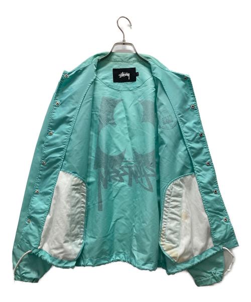 stussy（ステューシー）stussy (ステューシー) CLUB STUSSY コーチジャケット グリーン サイズ:Sの古着・服飾アイテム