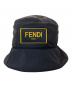 FENDI（フェンディ）の古着「ナイロンバケットハット　FXQ801 ADRT」｜ブラック