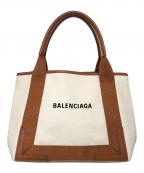 BALENCIAGAバレンシアガ）の古着「ネイビーカバスS」｜ベージュ
