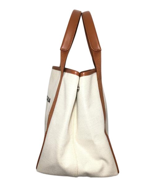 BALENCIAGA（バレンシアガ）BALENCIAGA (バレンシアガ) ネイビーカバスS ベージュの古着・服飾アイテム
