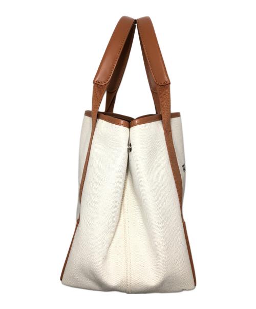 BALENCIAGA（バレンシアガ）BALENCIAGA (バレンシアガ) ネイビーカバスS ベージュの古着・服飾アイテム