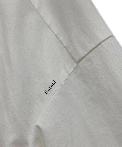 ENFOLD（エンフォルド）ENFOLD (エンフォルド) シルクブレンドシャツワンピース ホワイト サイズ:38の古着・服飾アイテム