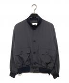 YOKEヨーク）の古着「25AW SILK NYLON DRIVING BLOUSON（シルク ナイロン ドライビング ブルゾン）YK25FW01060B」｜ブラック