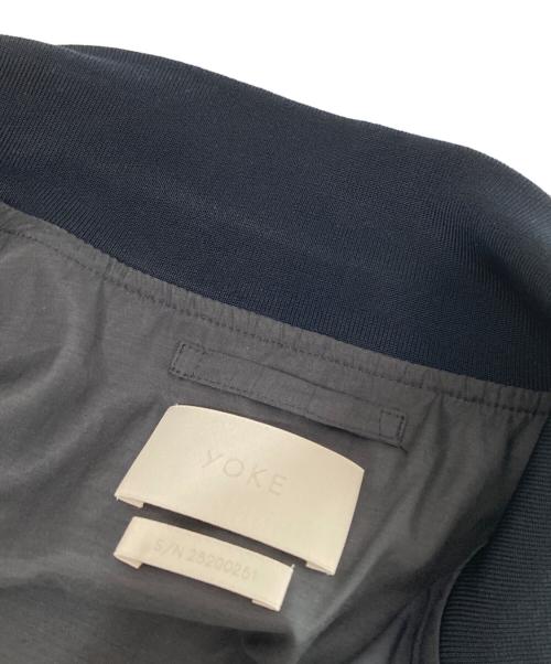 YOKE（ヨーク）YOKE (ヨーク) 25AW SILK NYLON DRIVING BLOUSON（シルク ナイロン ドライビング ブルゾン）YK25FW01060B ブラック サイズ:2の古着・服飾アイテム