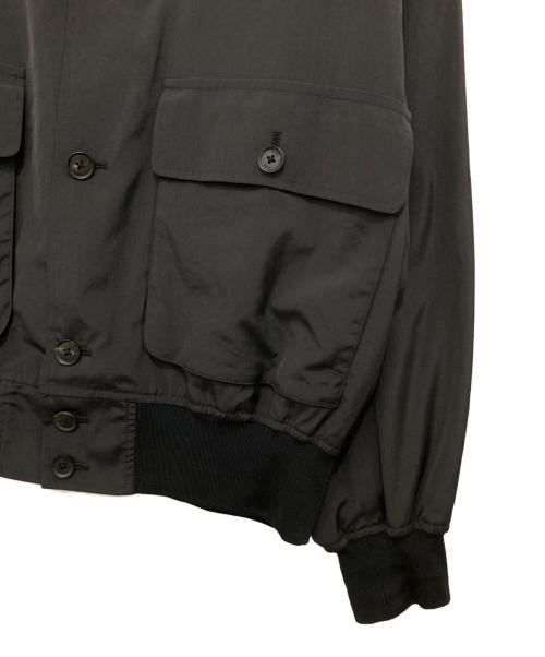 YOKE（ヨーク）YOKE (ヨーク) 25AW SILK NYLON DRIVING BLOUSON（シルク ナイロン ドライビング ブルゾン）YK25FW01060B ブラック サイズ:2の古着・服飾アイテム