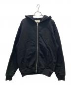 REPRESENTリプレゼント）の古着「Blanksジップパーカー」｜ブラック
