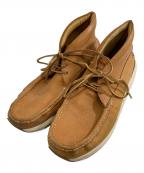 VISVIMビズビム）の古着「Veggie Light Brown モカシンシューズ　」｜ブラウン