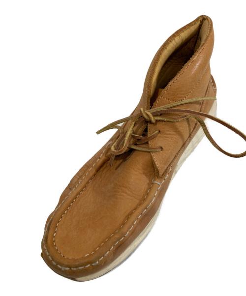 VISVIM（ビズビム）VISVIM (ビズビム) Veggie Light Brown モカシンシューズ　 ブラウン サイズ:US9の古着・服飾アイテム