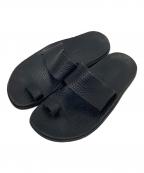 nonnative×ISLAND SLIPPERノンネイティブ×アイランドスリッパ）の古着「レザーサンダル」｜ブラック