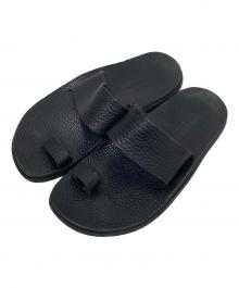 nonnative×ISLAND SLIPPER（ノンネイティブ×アイランドスリッパ）の古着「レザーサンダル」｜ブラック