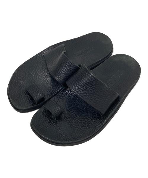 nonnative（ノンネイティブ）nonnative (ノンネイティブ) ISLAND SLIPPER (アイランドスリッパ) レザーサンダル ブラック サイズ:９の古着・服飾アイテム