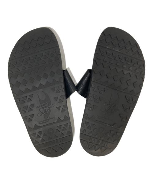 nonnative（ノンネイティブ）nonnative (ノンネイティブ) ISLAND SLIPPER (アイランドスリッパ) レザーサンダル ブラック サイズ:９の古着・服飾アイテム