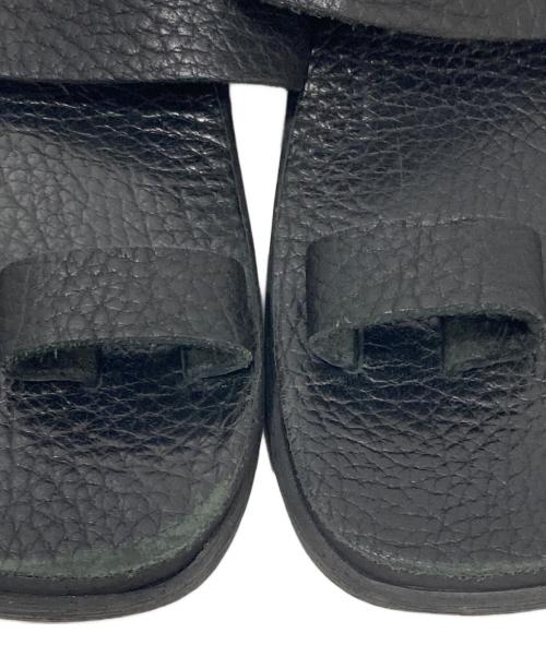 nonnative（ノンネイティブ）nonnative (ノンネイティブ) ISLAND SLIPPER (アイランドスリッパ) レザーサンダル ブラック サイズ:９の古着・服飾アイテム