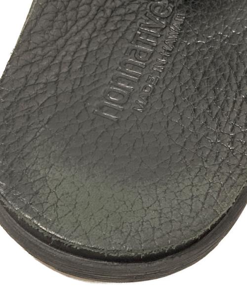 nonnative（ノンネイティブ）nonnative (ノンネイティブ) ISLAND SLIPPER (アイランドスリッパ) レザーサンダル ブラック サイズ:９の古着・服飾アイテム