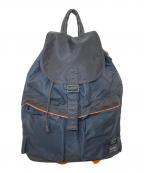 PORTER×rag&boneポーター×ラグアンドボーン）の古着「コラボ レザー×ナイロン タンカーバックパック」｜ネイビー