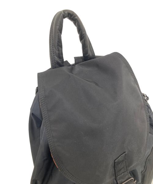 PORTER（ポーター）PORTER (ポーター) rag&bone (ラグアンドボーン) コラボ レザー×ナイロン タンカーバックパック ネイビーの古着・服飾アイテム
