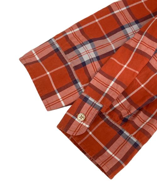 NIGEL CABOURN（ナイジェルケーボン）NIGEL CABOURN (ナイジェルケーボン) オープンカラーシャツ　8036-00-10014 オレンジ サイズ:56の古着・服飾アイテム