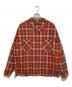 NIGEL CABOURN（ナイジェルケーボン）の古着「オープンカラーシャツ　8036-00-10014」｜オレンジ