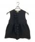 UNITED ARROWS（ユナイテッドアローズ）の古着「P フリル ニットベスト　1518-106-1575」｜ブラック