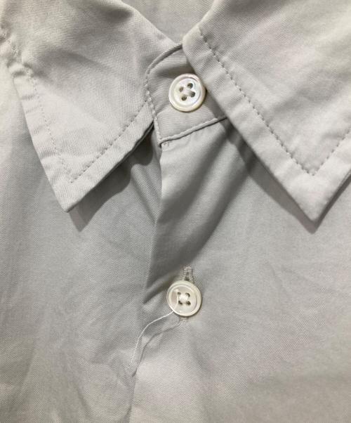 cornier（コルニエ）cornier (コルニエ) FINX COTTON LIGHT CORD LANE STRIPE SHIRTS　フィンクスコットンライトコードレーンストライプシャツ グレー サイズ:Mの古着・服飾アイテム