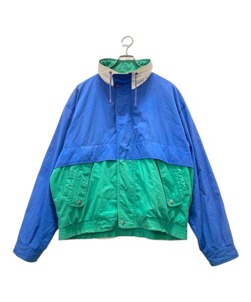 TOWN CRAFT（タウンクラフト）TOWN CRAFT (タウンクラフト) 80's 古着ジャケット ブルー×グリーン サイズ:Lの古着・服飾アイテム