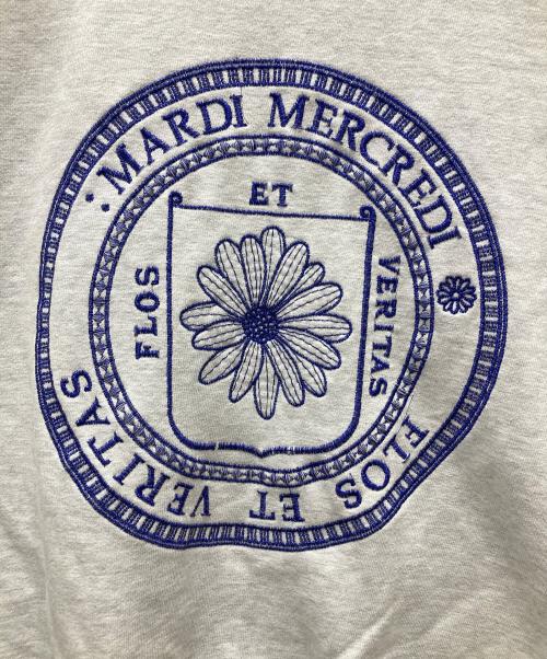 Mardi Mercredi（マルディメクルディ）MARDI MERCREDI (マルディメクルディ) フラワー刺繍スウェット グレー サイズ:表記無しの古着・服飾アイテム